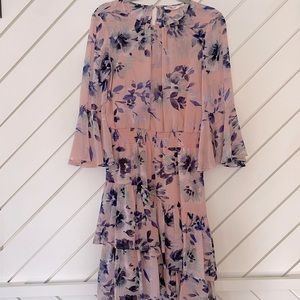 Asymmetrical layered dress